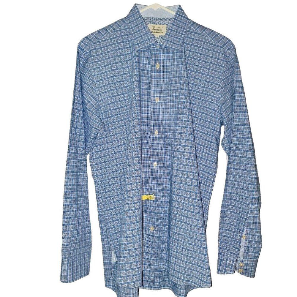 Ted Baker Endurance Men's Long Sleeve Dress Shirt Duo Size 16 EUC